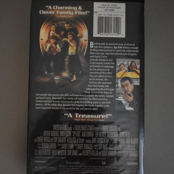 Spy Kids VHS - Picture 2 of 2